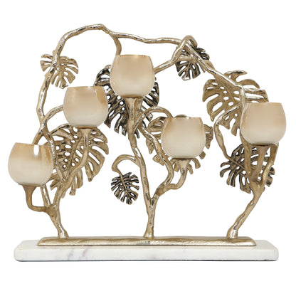 Montera Leaf 5 tlight candle holder