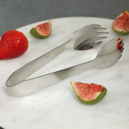 Nickel Serving Tongs Small