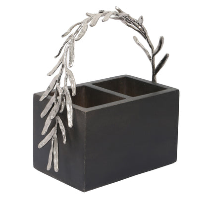 Palm Leaf Home Made Cutlery Holder 