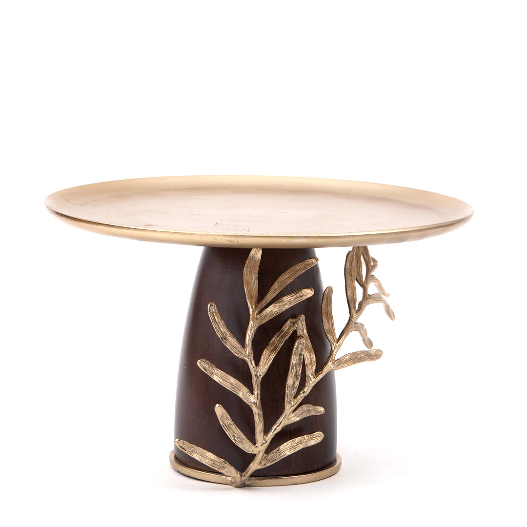 Palm Leaf cake stand