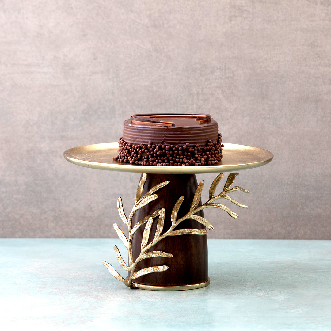 Palm Leaf cake stand