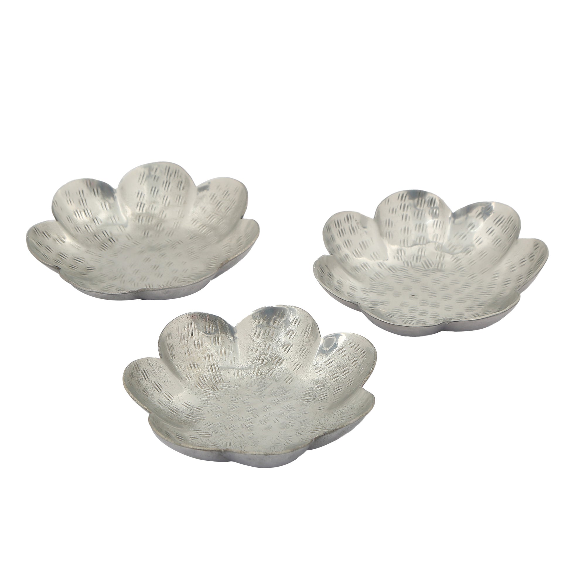 Sliver Flower Hand Made Floater Decor Accessories