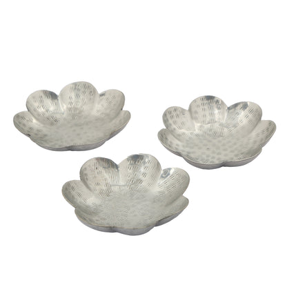 Sliver Flower Hand Made Floater Decor Accessories