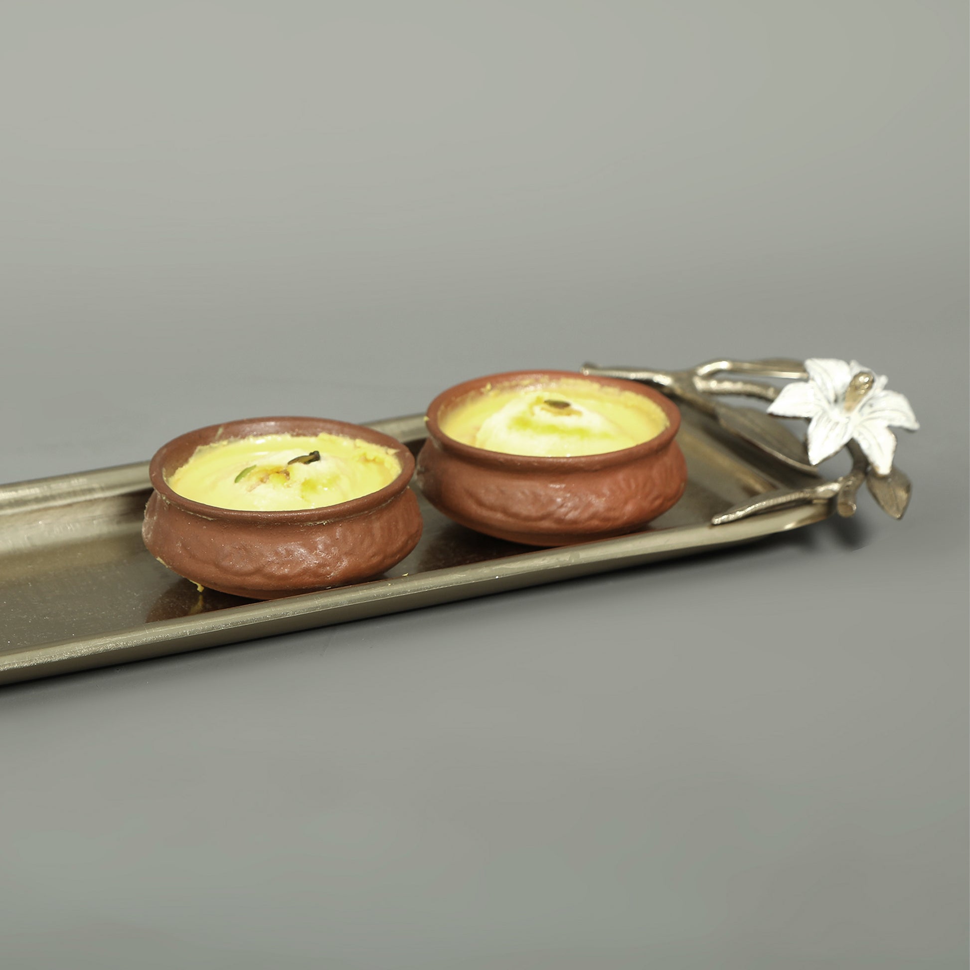 Sunehari Hand Made Rectangle Platter Trays 