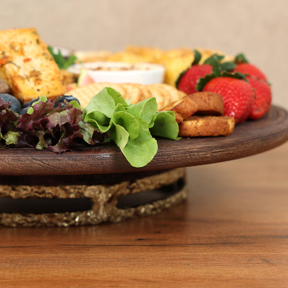 Wooden lazy susan