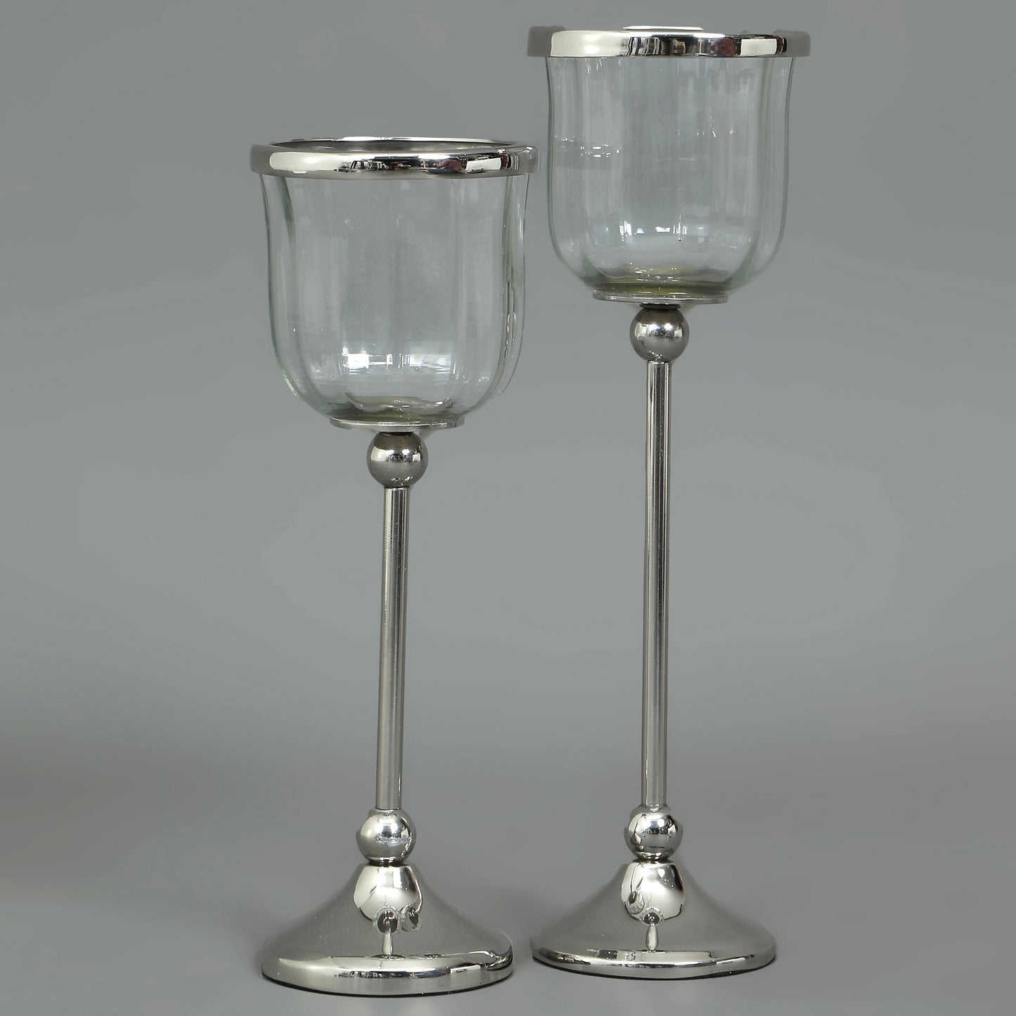 Tlight Light Dip Glass Candle Holders 
