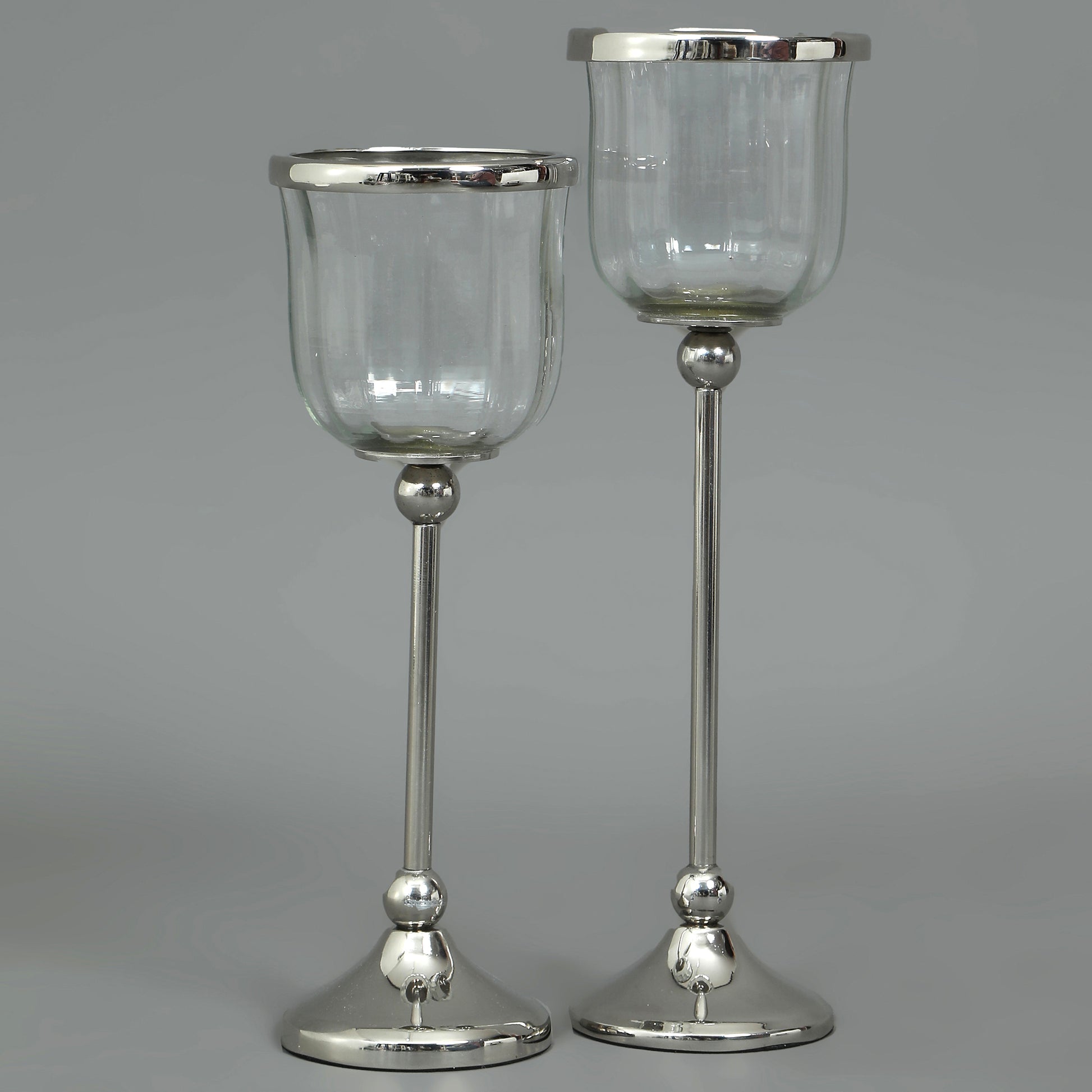 Tlight Light Dip Glass Candle Holders 