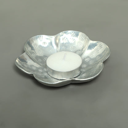 Sliver Flower Hand Made Floater Decor Accessories
