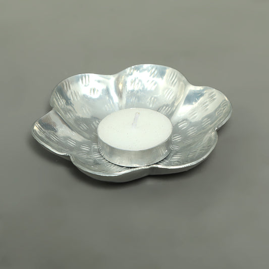 Sliver Flower Hand Made Floater Decor Accessories
