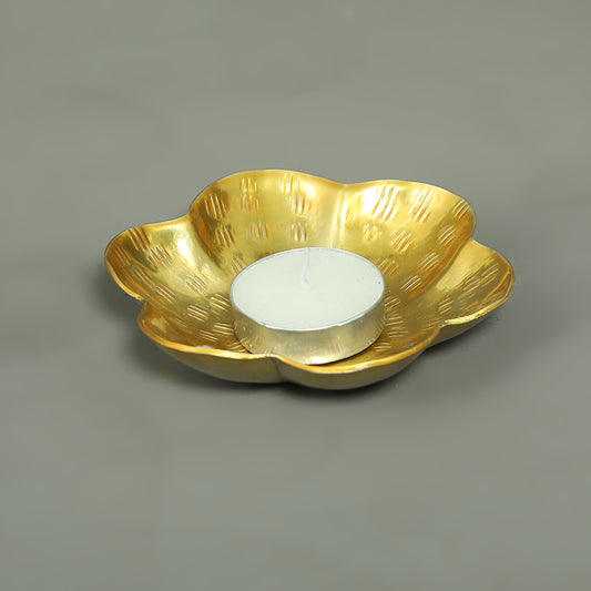Gold Flower Decor Hand Made Floater 