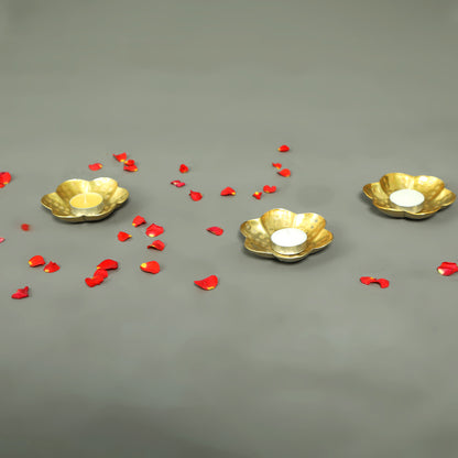 Gold Flower Decor Hand Made Floater 