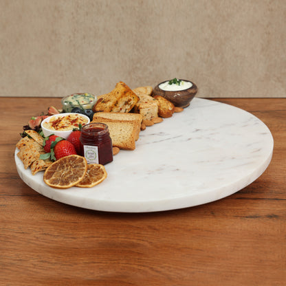 Marble lazy susan