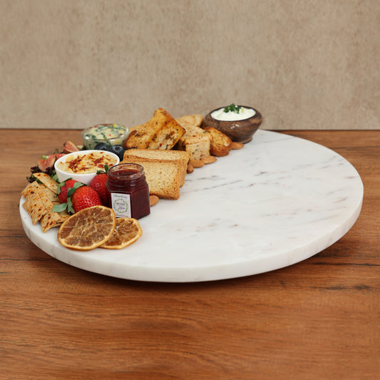 Marble lazy susan
