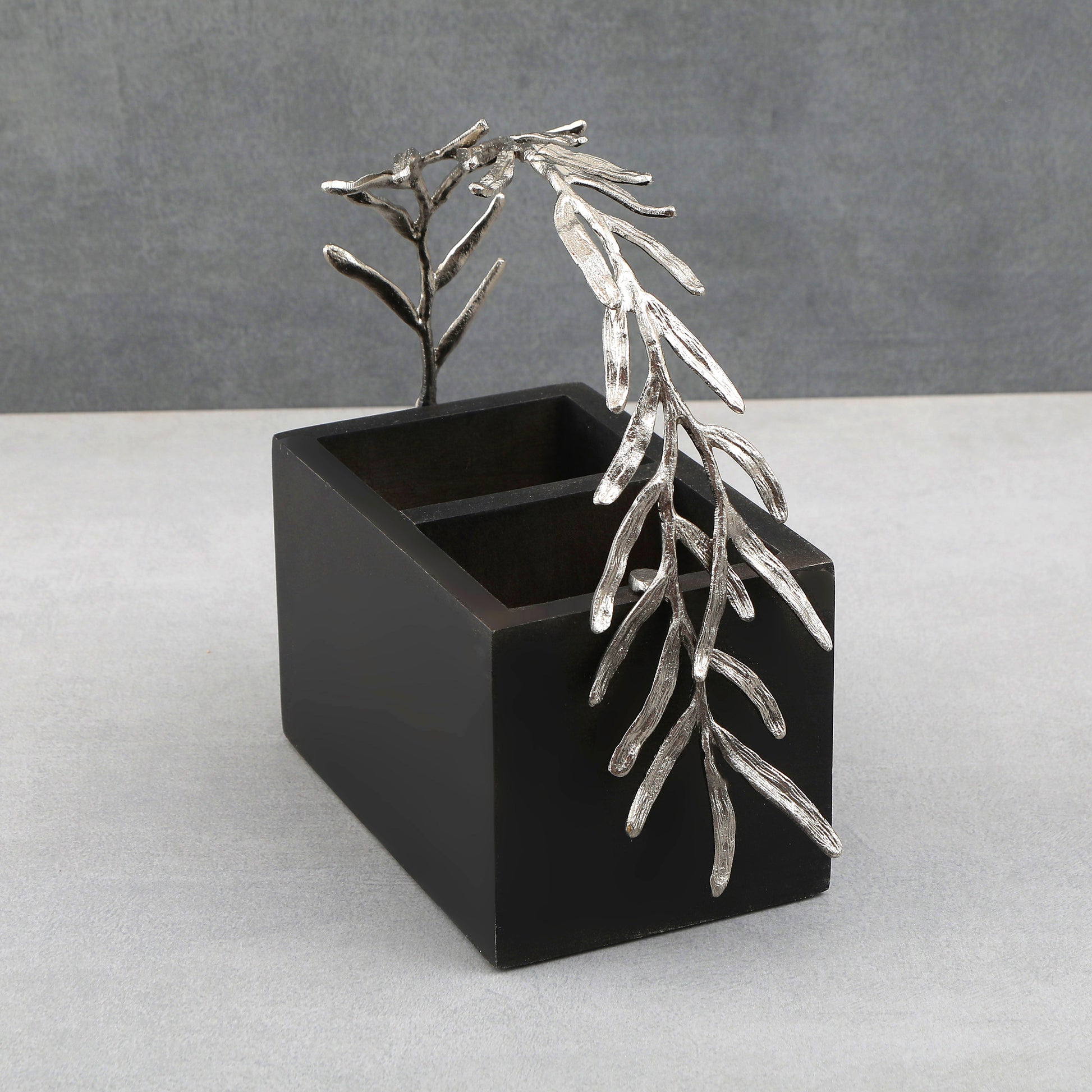 Palm Leaf Home Made Cutlery Holder 
