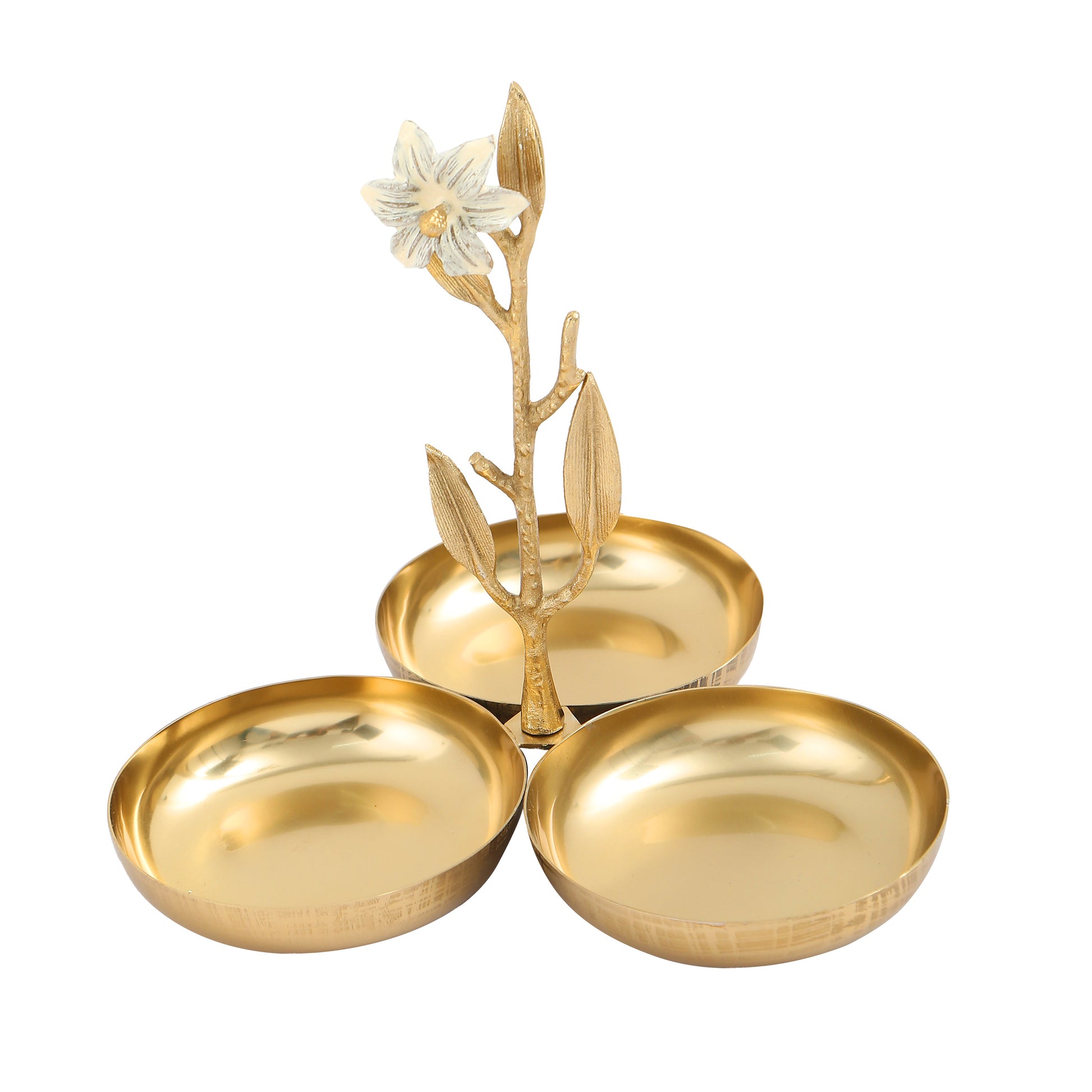 Sunehari Hand Made 3 Dip Platter 